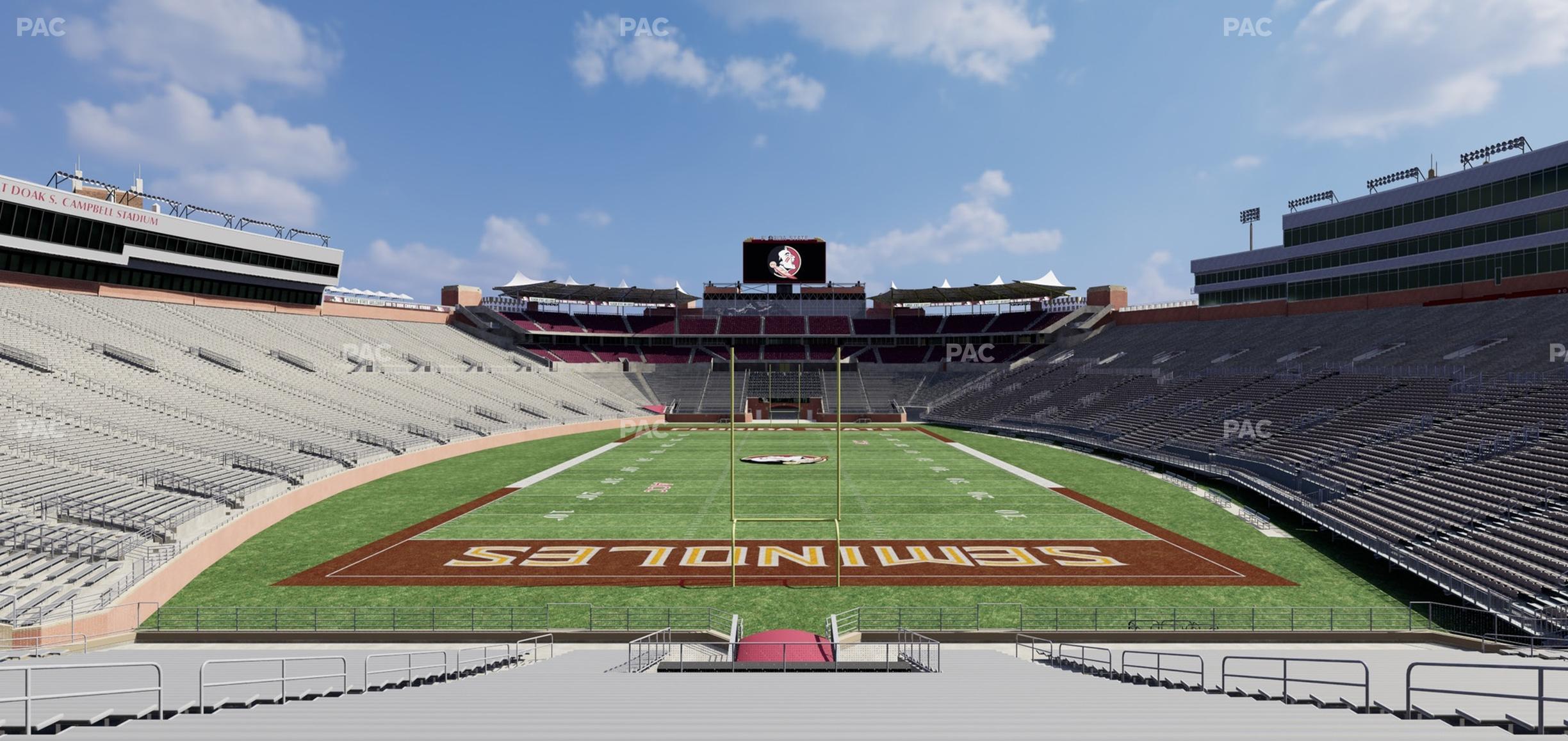 Seating view for Doak Campbell Stadium Section 1