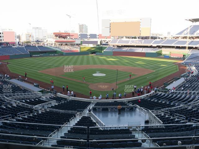 Seating view for Nationals Park Section Fis Champions Club 213