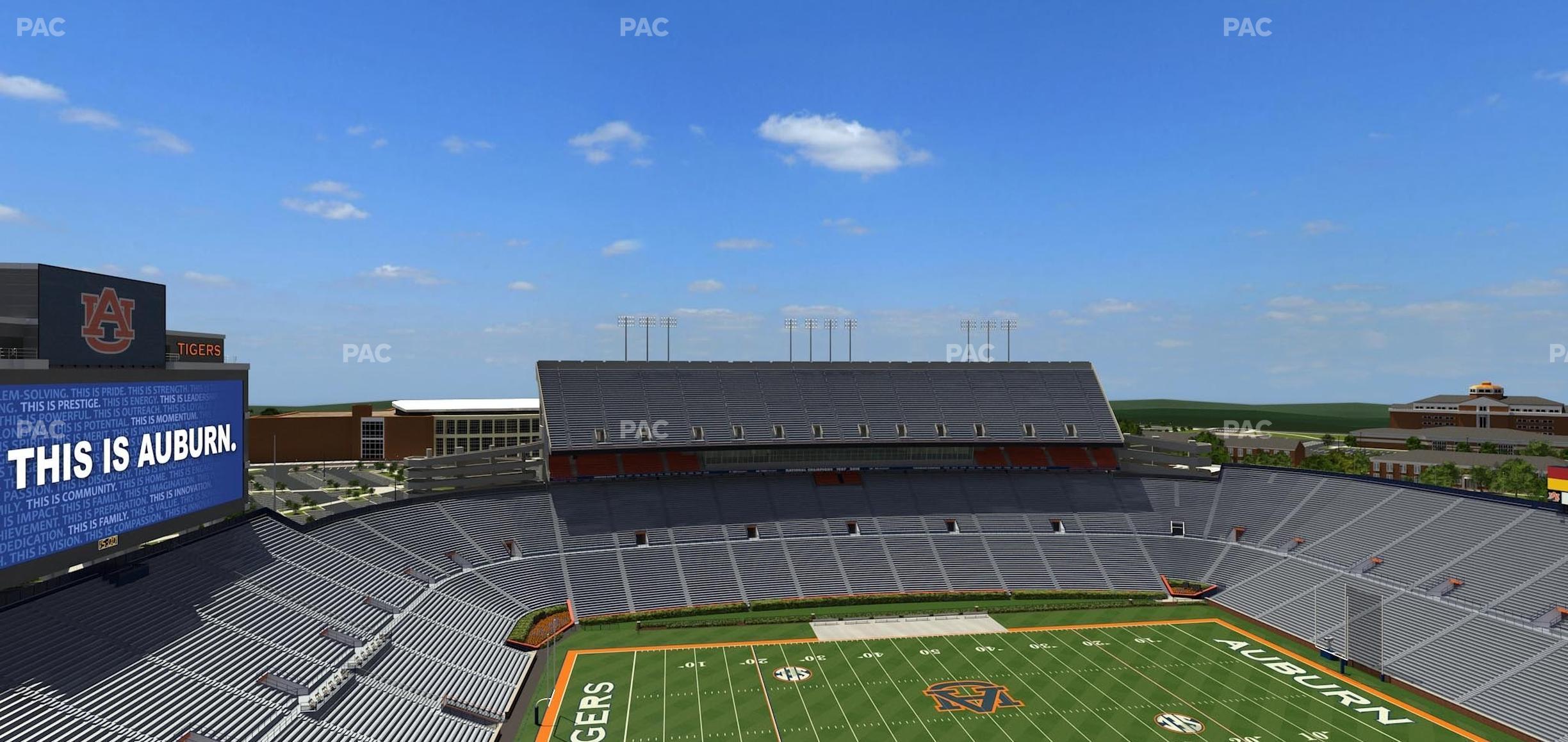 Seating view for Jordan-Hare Stadium Section 103