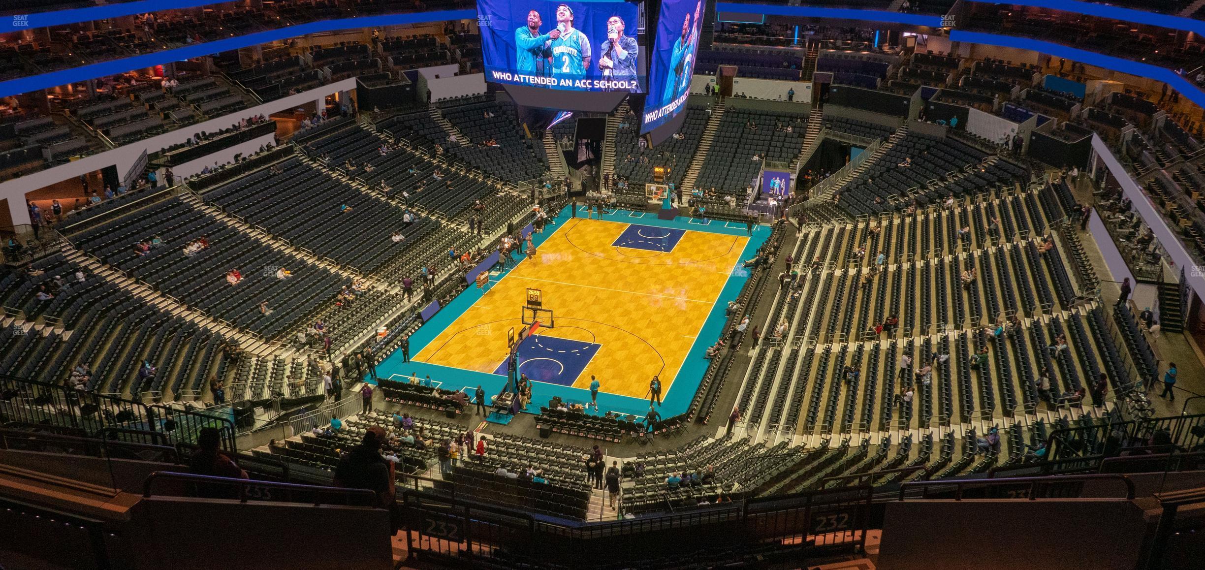 Seating view for Spectrum Center Section 232