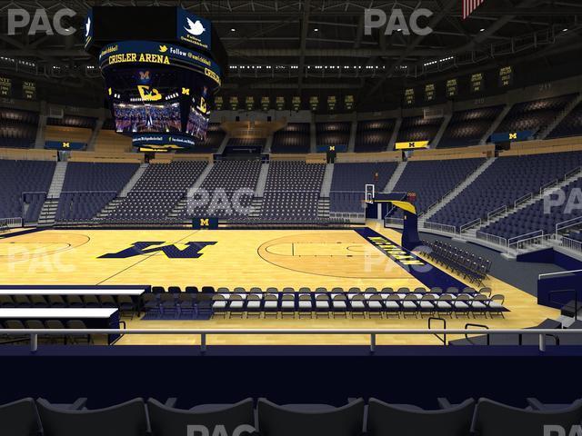 Seating view for Crisler Center Section 122