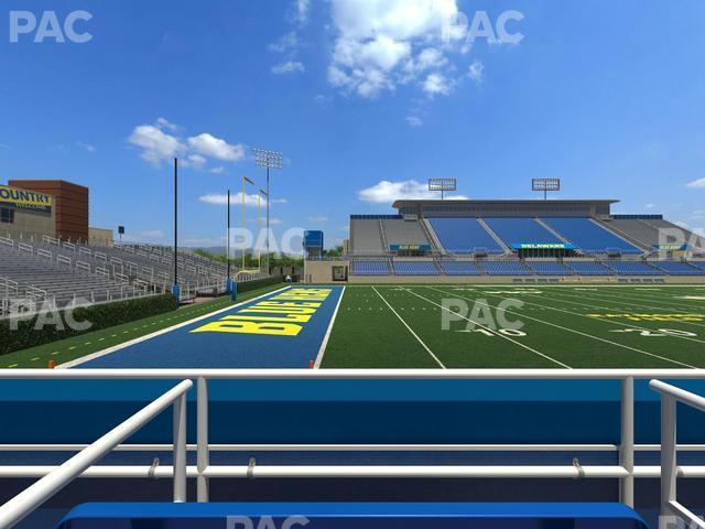 Seating view for Delaware Stadium Section East Box 97