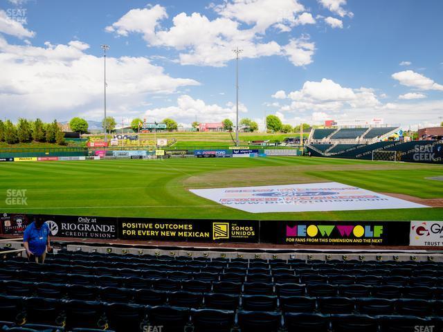 Seating view for Rio Grande Credit Union Field at Isotopes Park Section 115