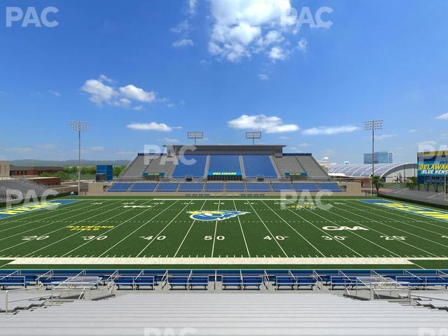 Seating view for Delaware Stadium Section K