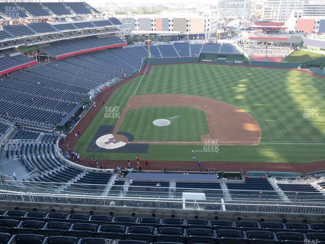 Seating view for Nationals Park Section 418