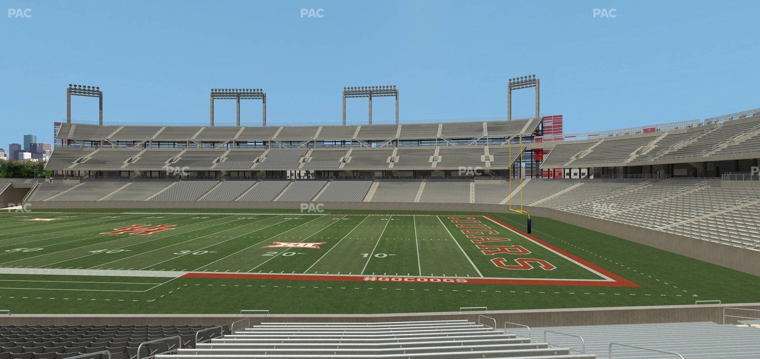 Seating view for TDECU Stadium Section 104