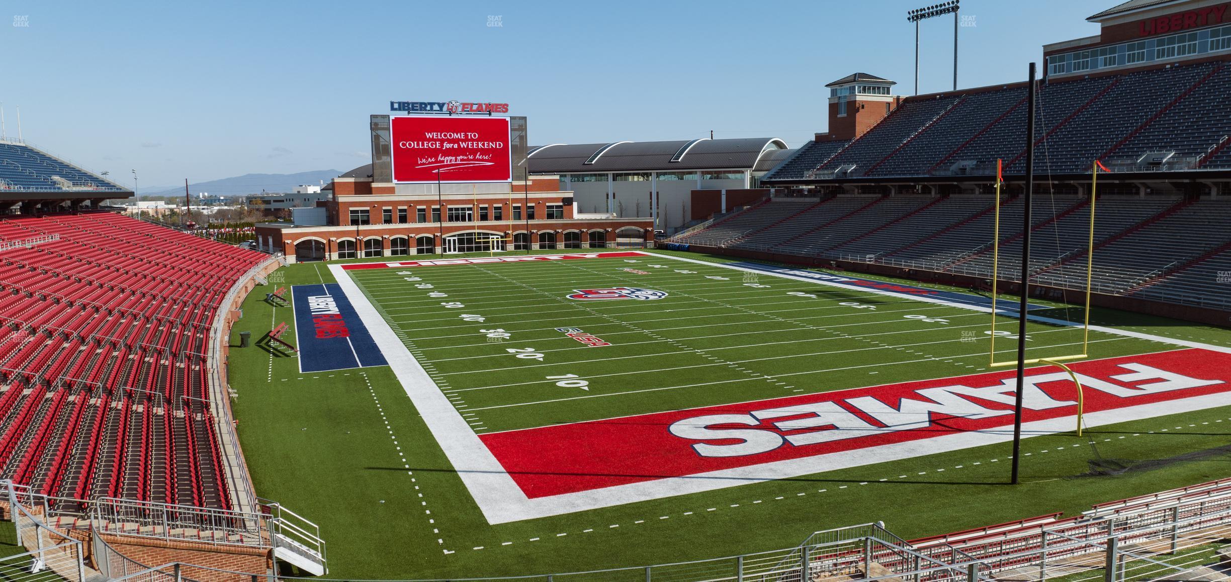 Seating view for Williams Stadium Section Cabana 16