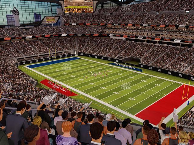 Seating view for Allegiant Stadium Section 332