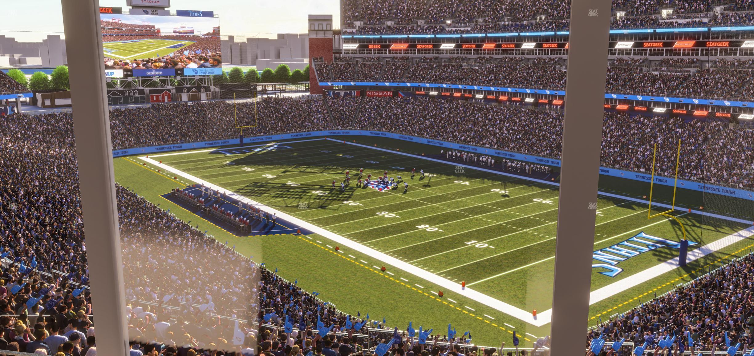 Seating view for Nissan Stadium Section Suite 501 E