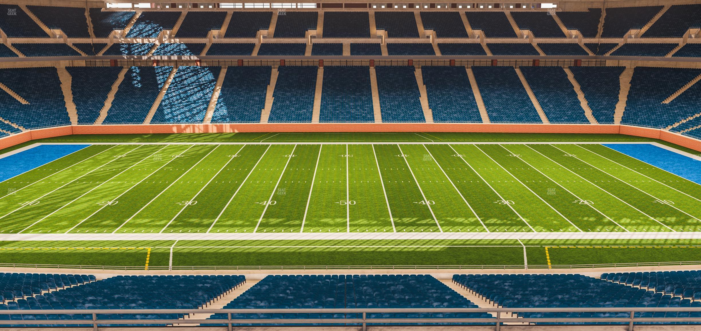 Seating view for Ford Field Section Club 207