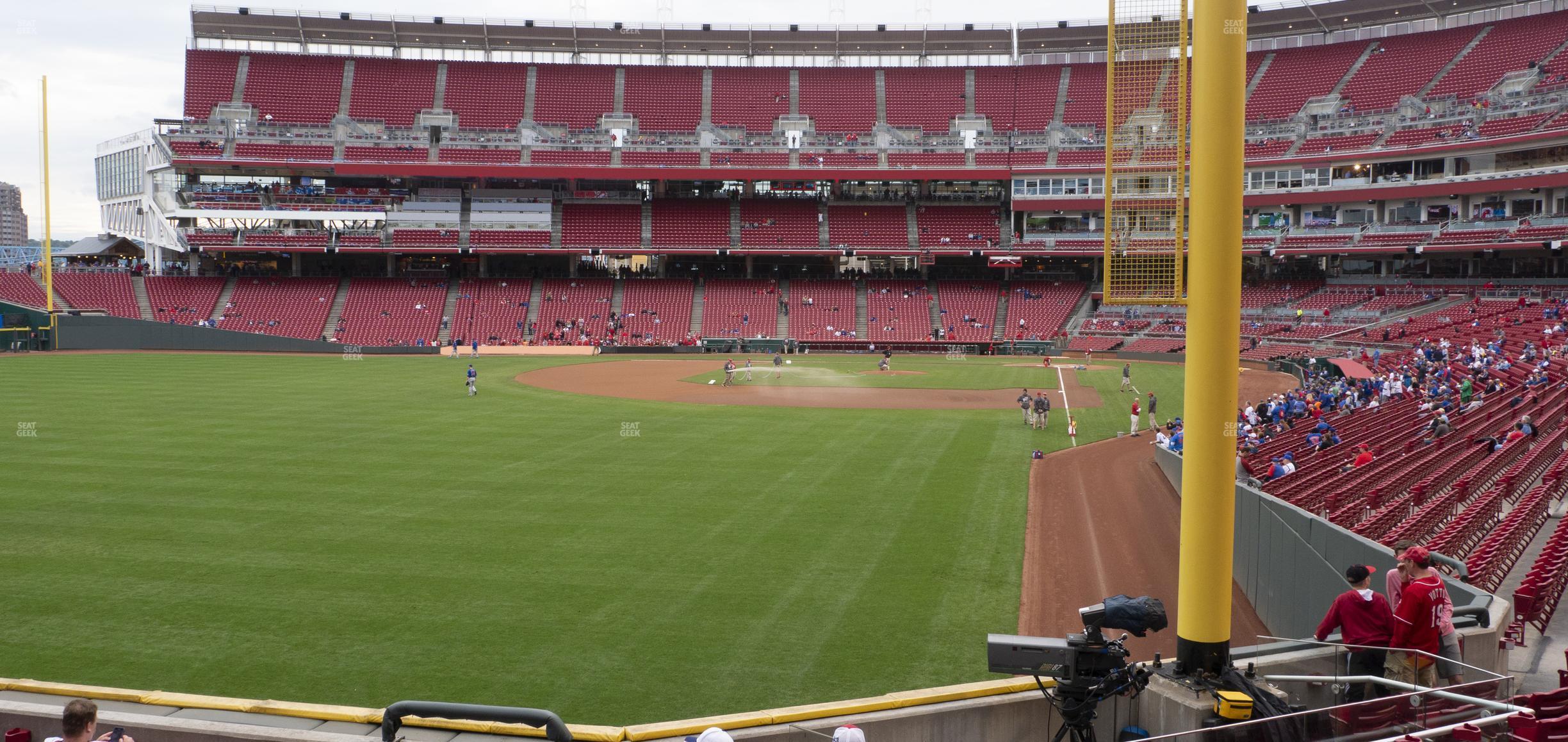 Seating view for Great American Ball Park Section 106