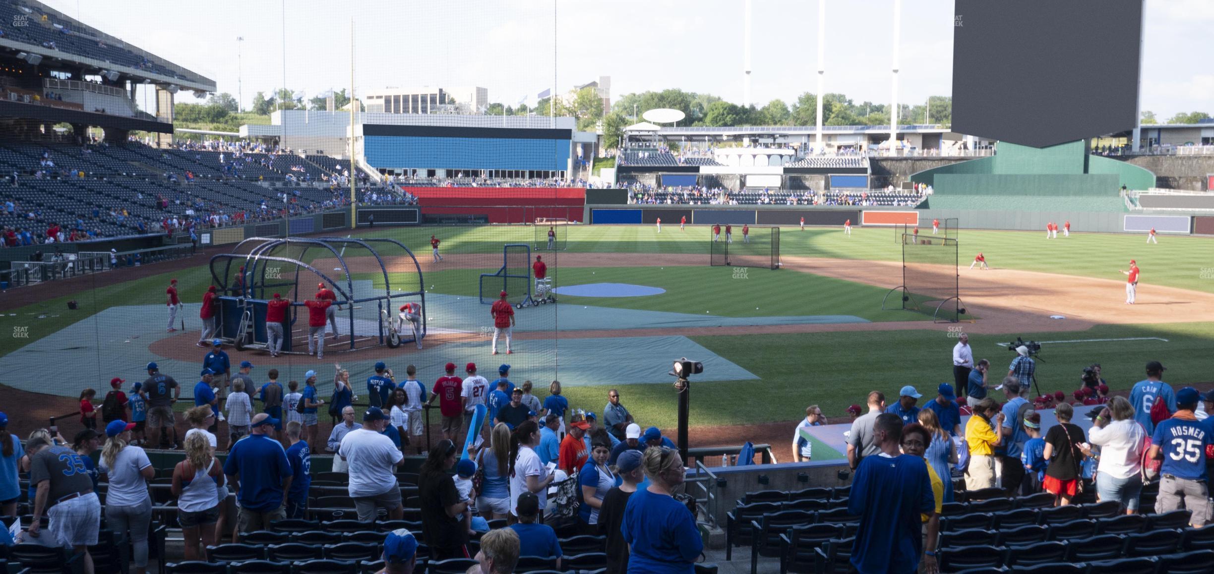 Seating view for Kauffman Stadium Section 131