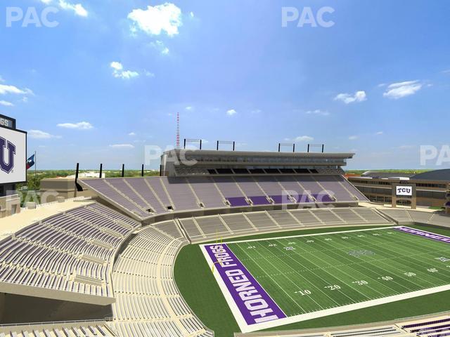 Seating view for Amon G Carter Stadium Section 312