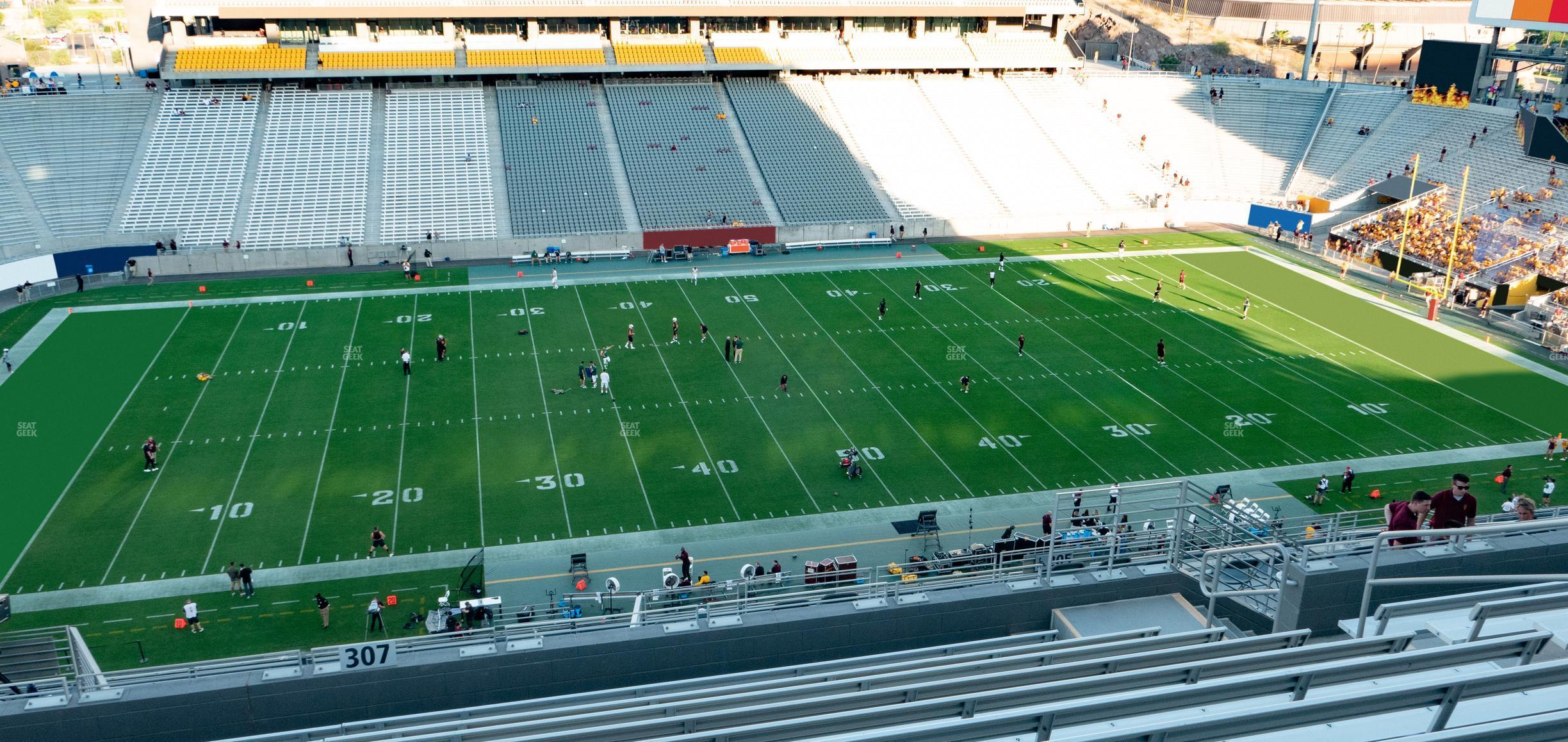 Seating view for Mountain America Stadium Section 307