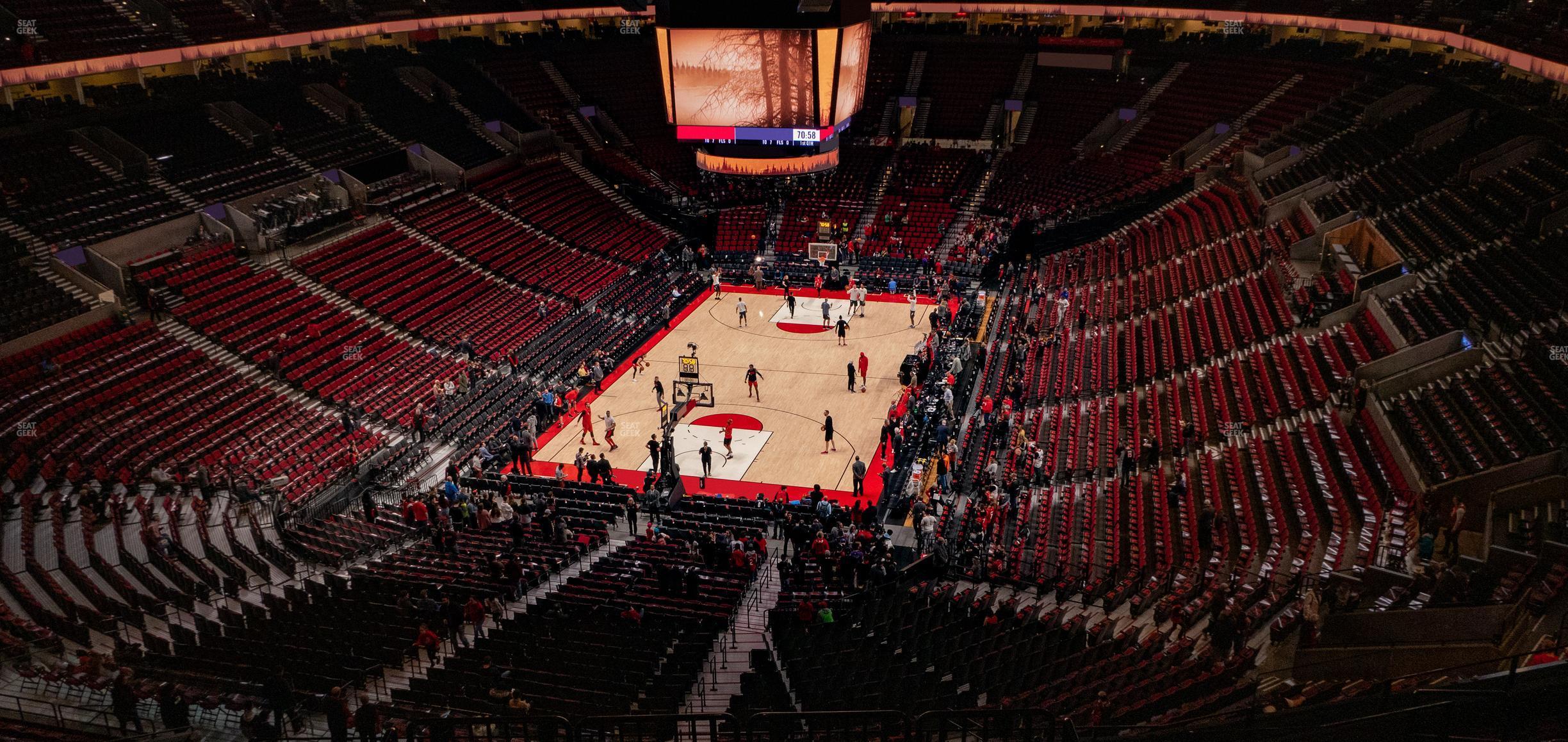 Seating view for Moda Center Section 308