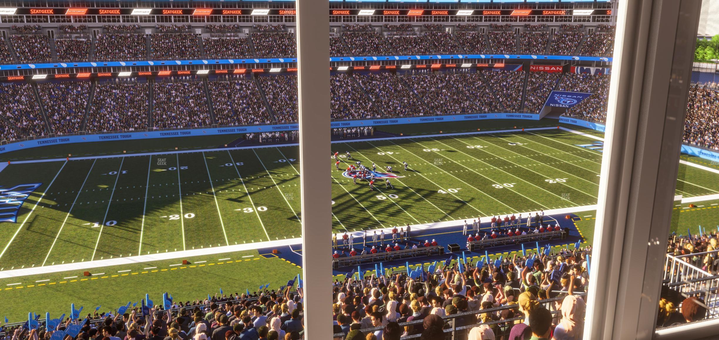 Seating view for Nissan Stadium Section Suite 526 E