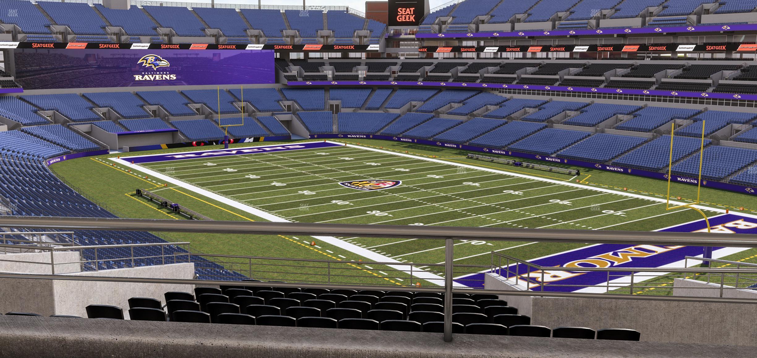 Seating view for M&T Bank Stadium Section Suite 303