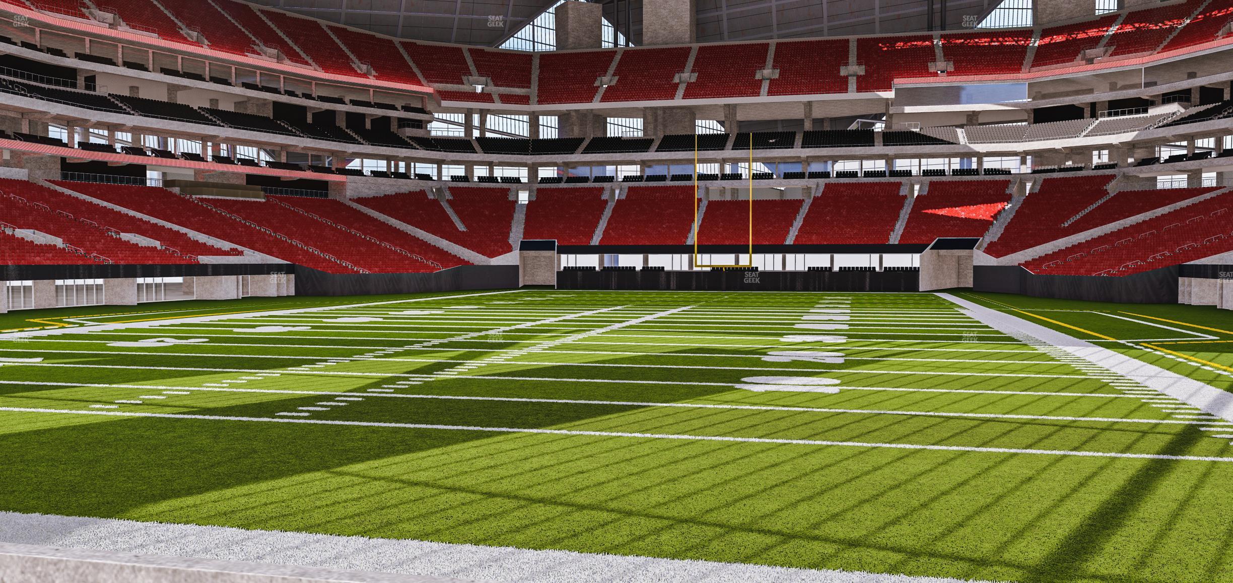 Seating view for Mercedes-Benz Stadium Section East Field Suite 2