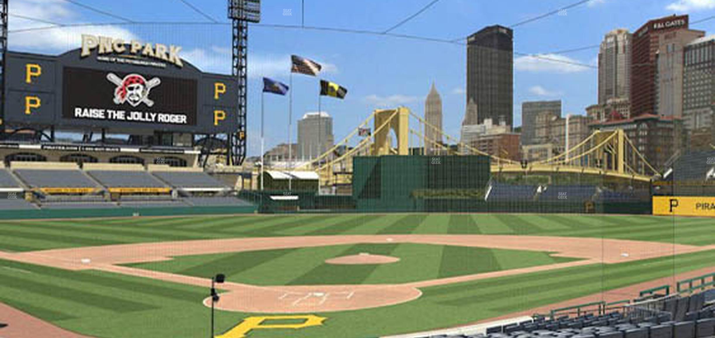 Seating view for PNC Park Section 115