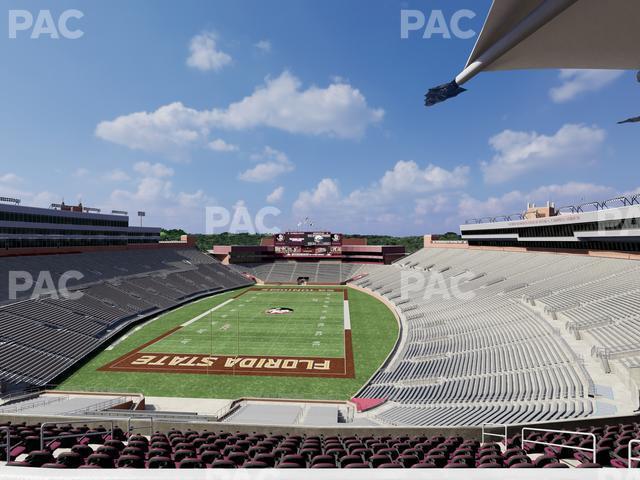 Seating view for Doak Campbell Stadium Section Club 319