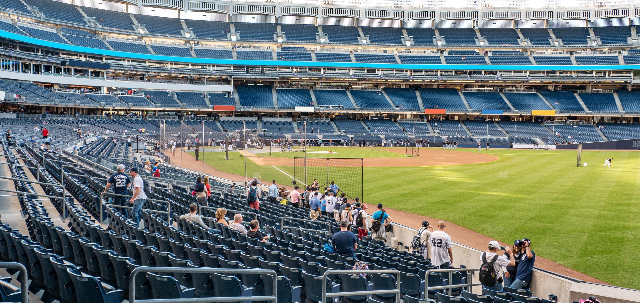 Seating view for Yankee Stadium Section Field Level 108