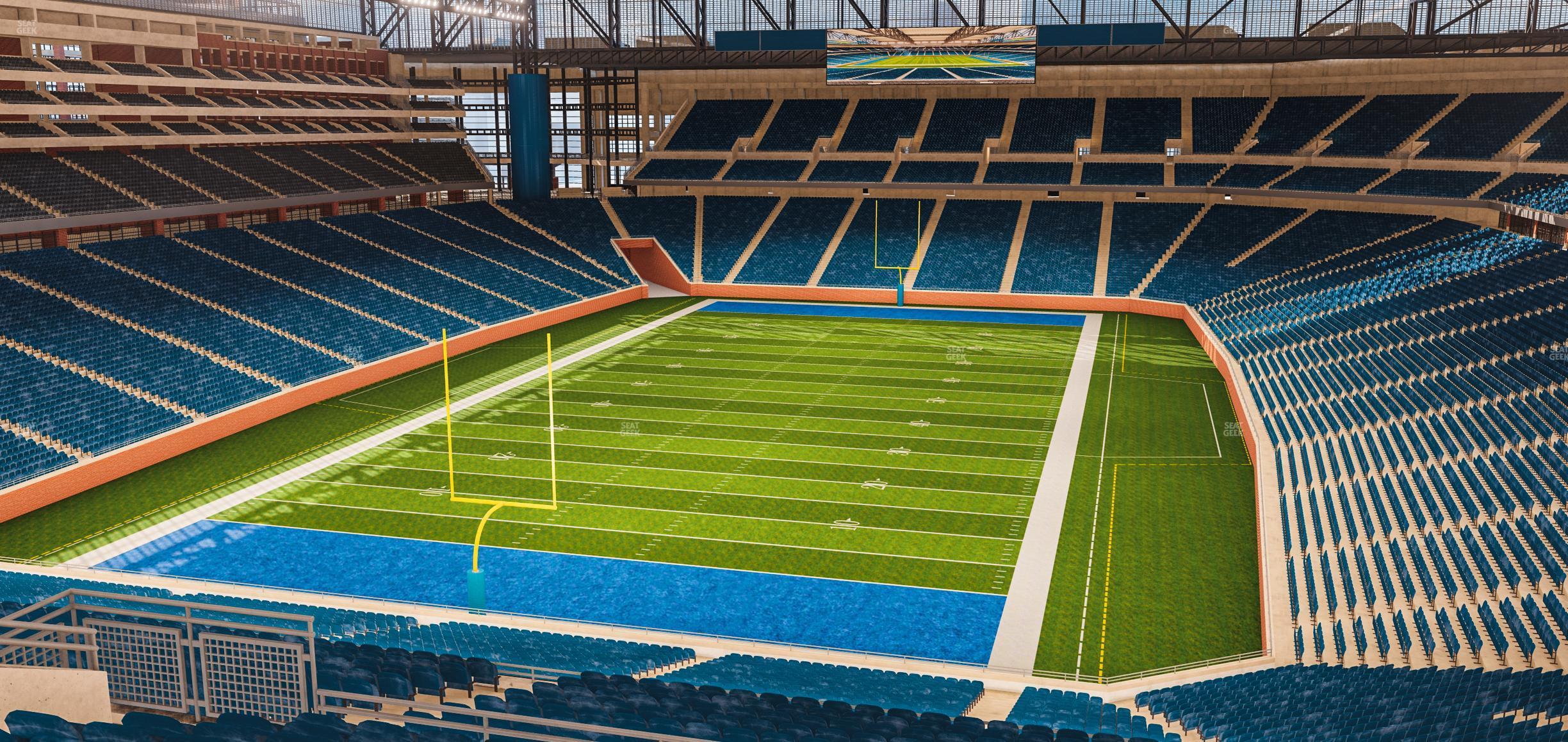 Seating view for Ford Field Section 320