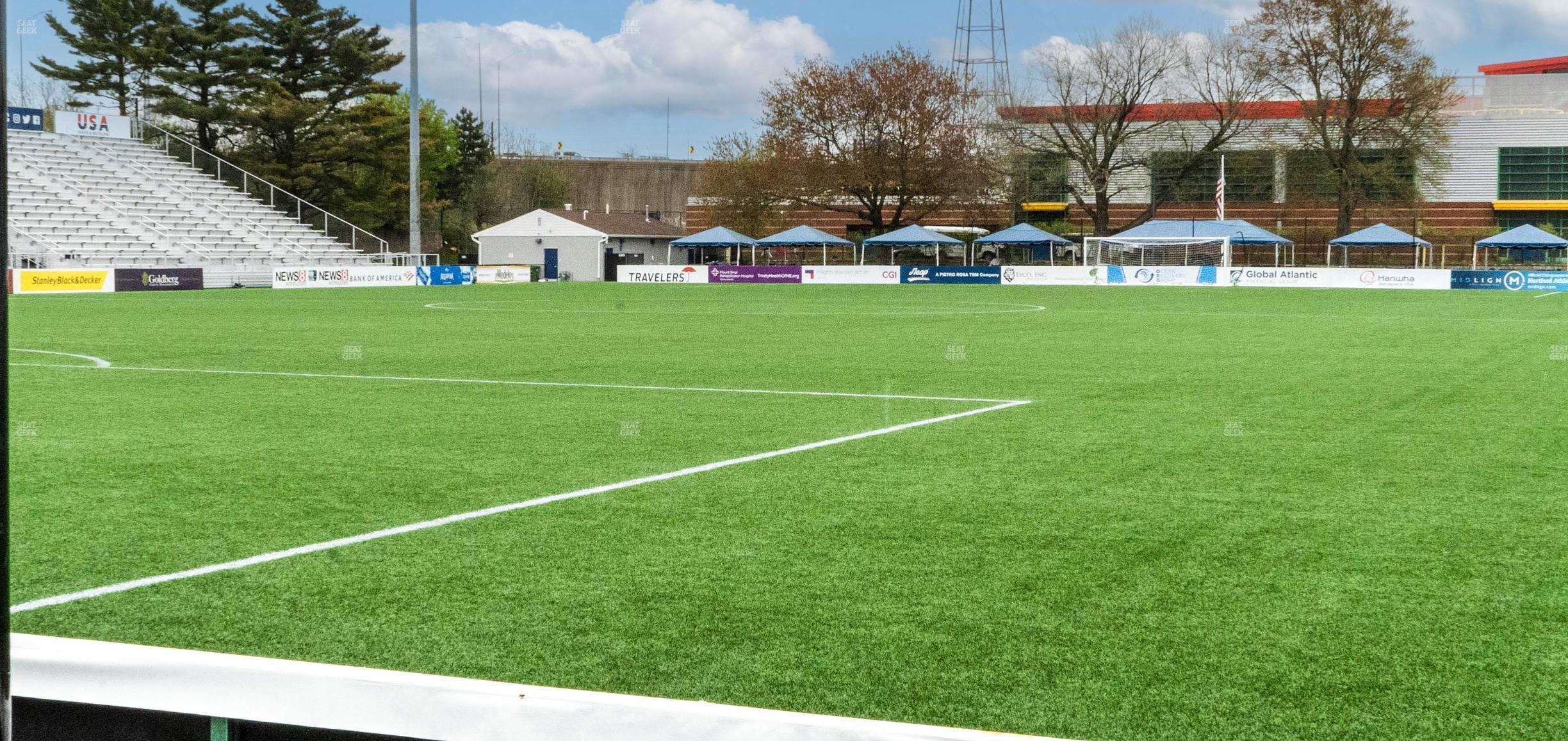 Seating view for Trinity Health Stadium Section Ga Goal Zone