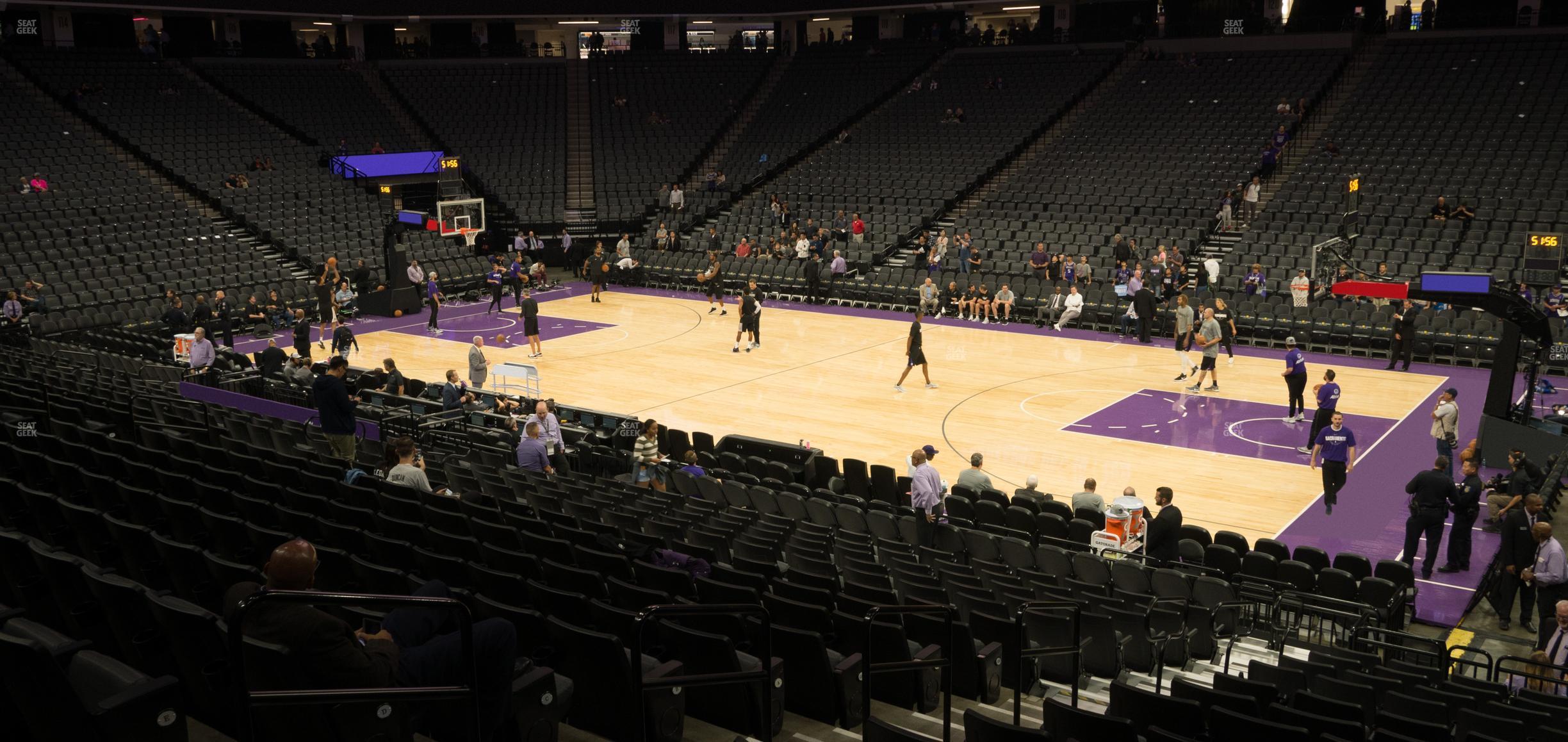 Seating view for Golden 1 Center Section 105