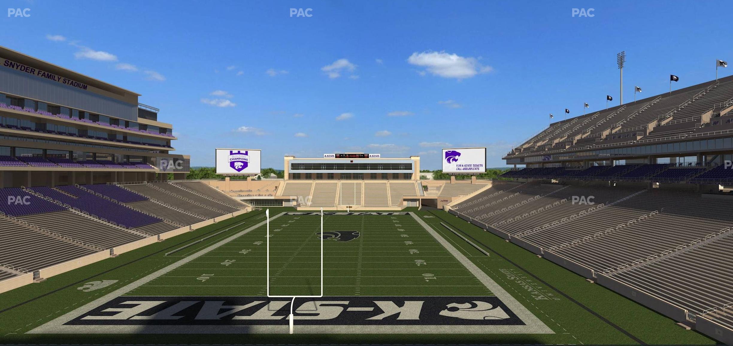 Seating view for Bill Snyder Family Stadium Section 105