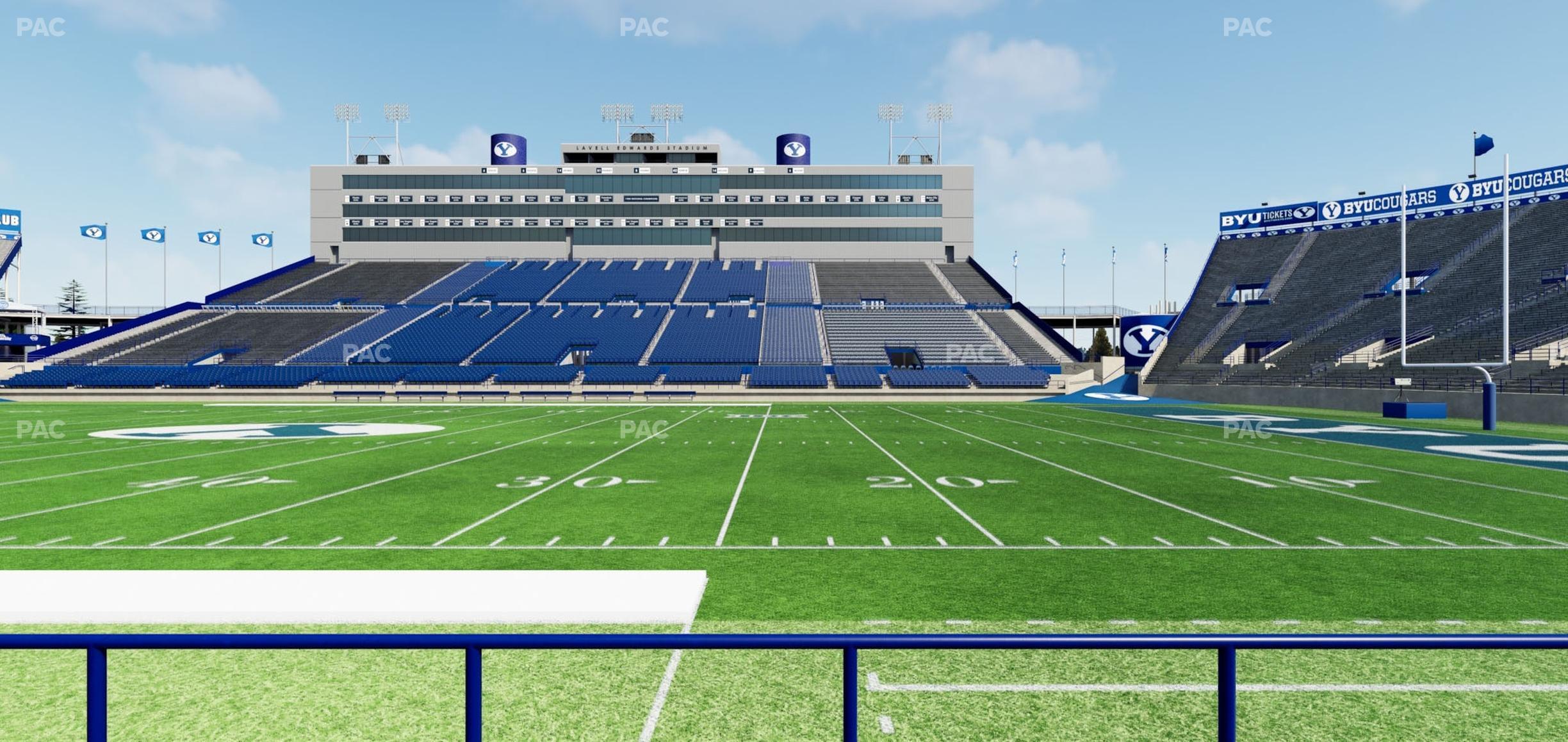 Seating view for LaVell Edwards Stadium Section 33