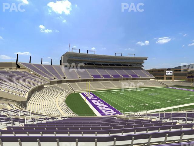 Seating view for Amon G Carter Stadium Section 214