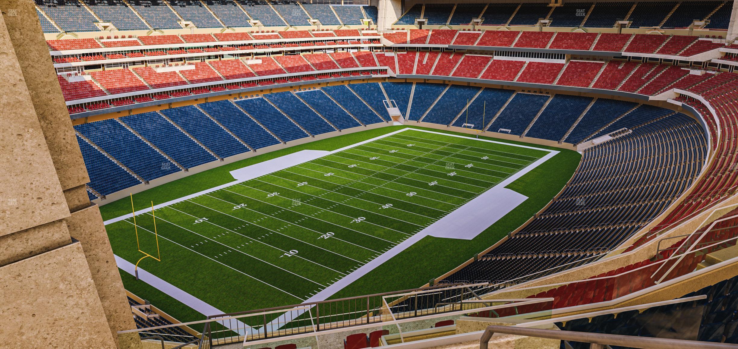 Seating view for NRG Stadium Section 642