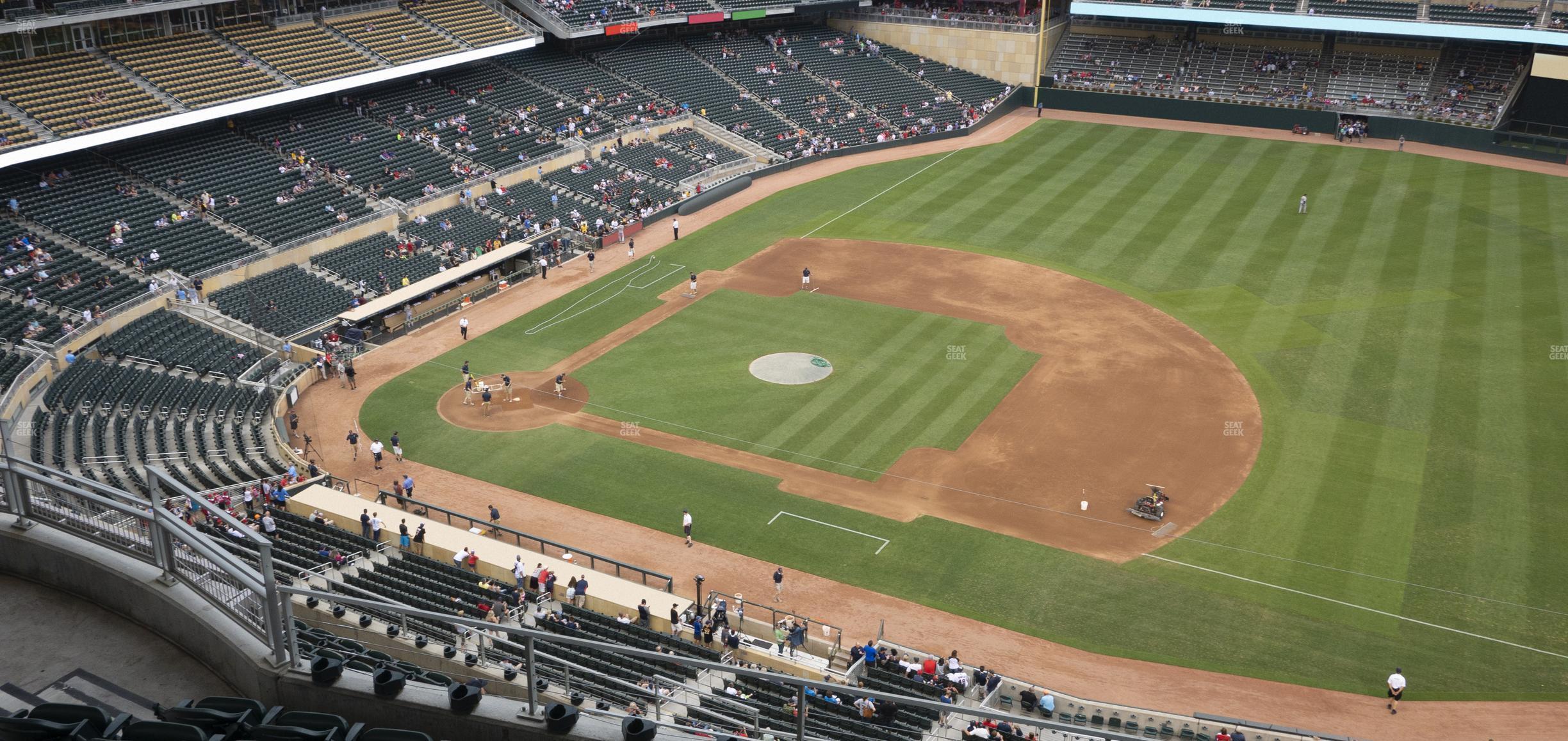 Seating view for Target Field Section 307