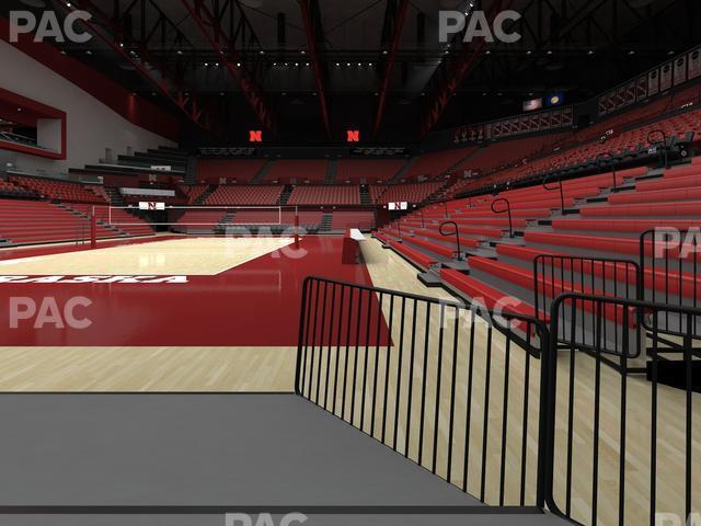 Seating view for Bob Devaney Sports Center Section A 3