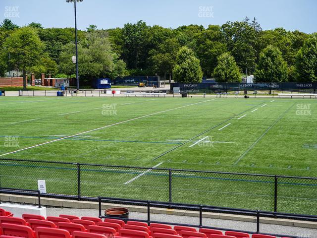 Seating view for Veterans Memorial Stadium Section Riders Reserved 3