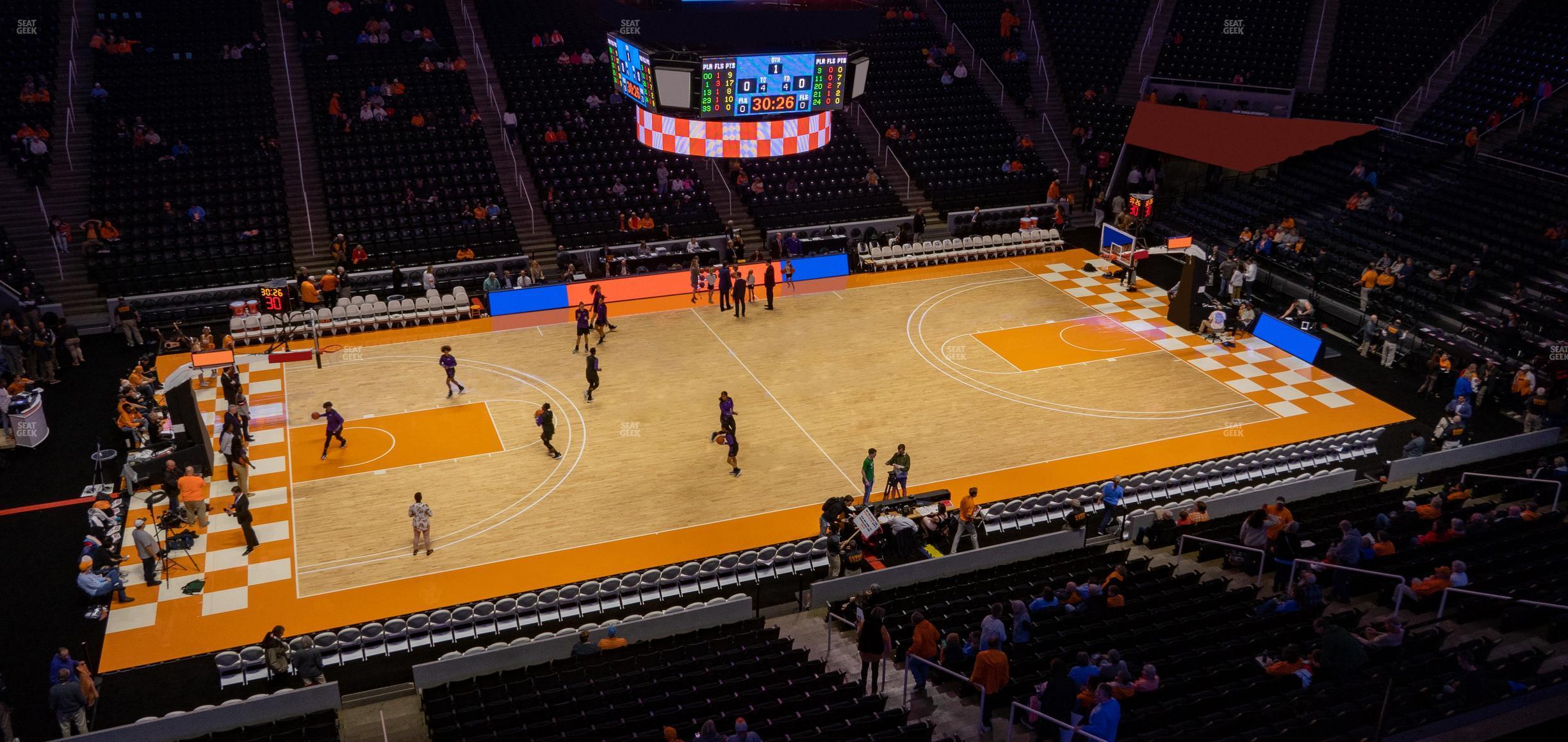 Seating view for Thompson-Boling Arena at Food City Center Section 322