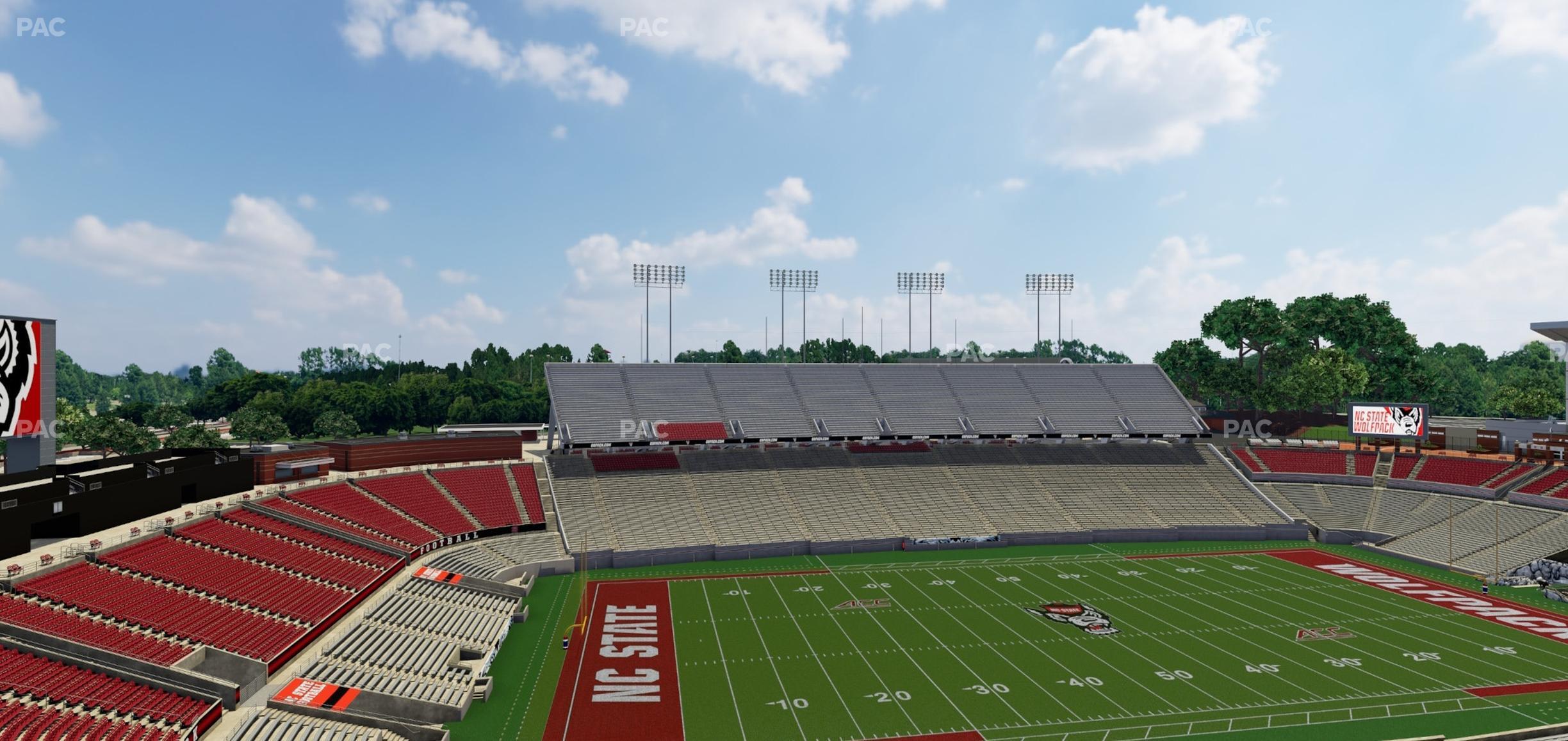 Seating view for Carter-Finley Stadium Section 31