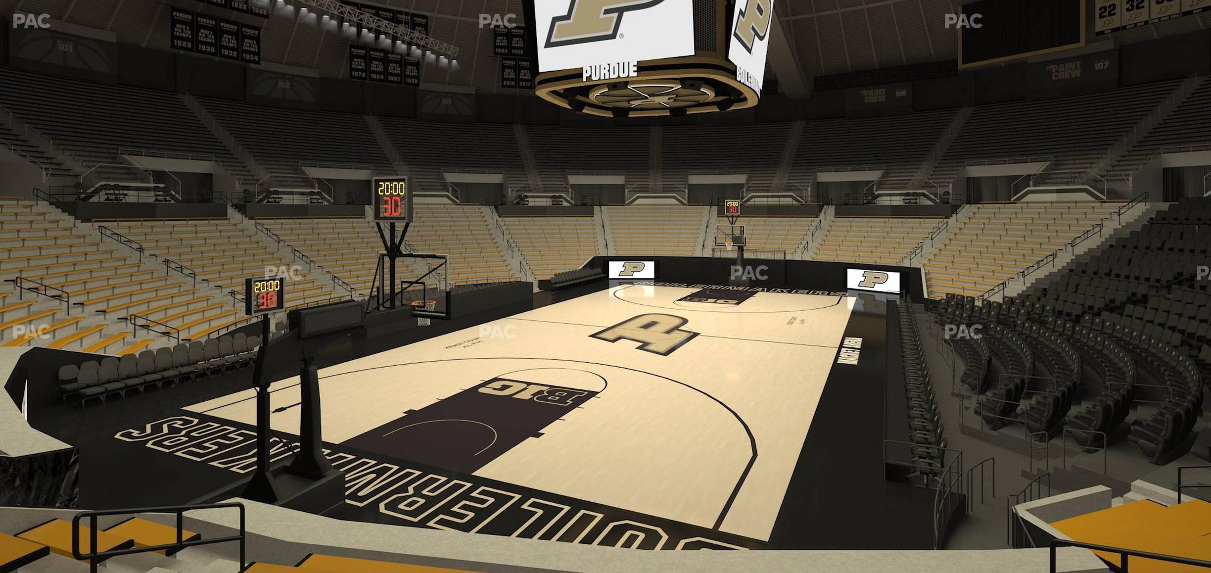 Seating view for Mackey Arena Section Lower 13