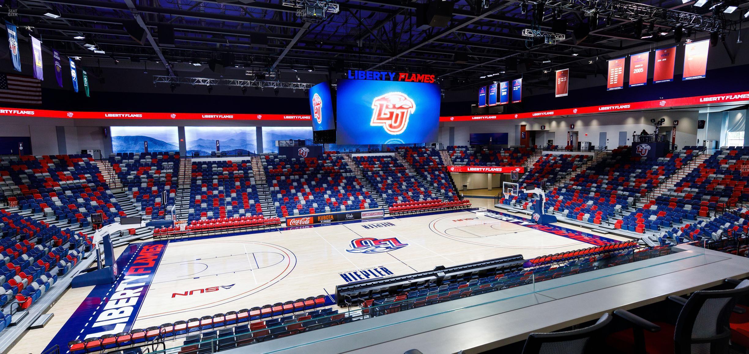 Seating view for Liberty Arena Section Loge Box 9