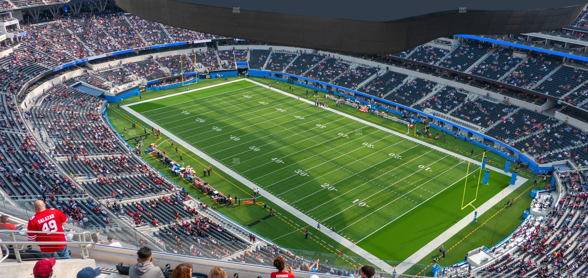 Seating view for SoFi Stadium Section 548