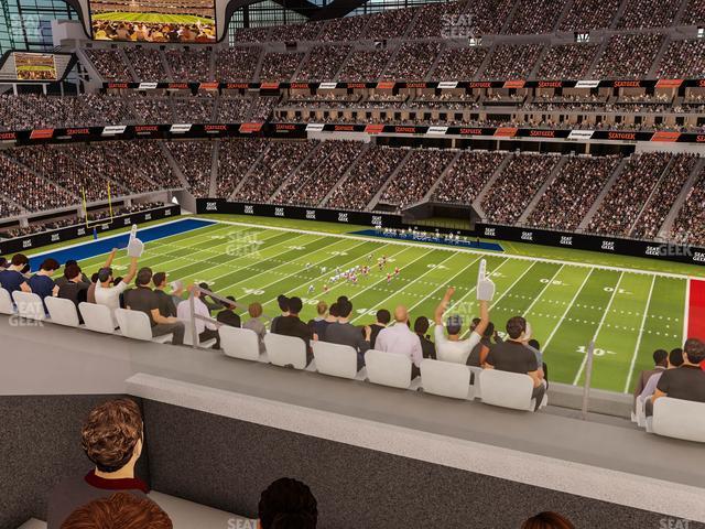 Seating view for Allegiant Stadium Section East Suite 2011