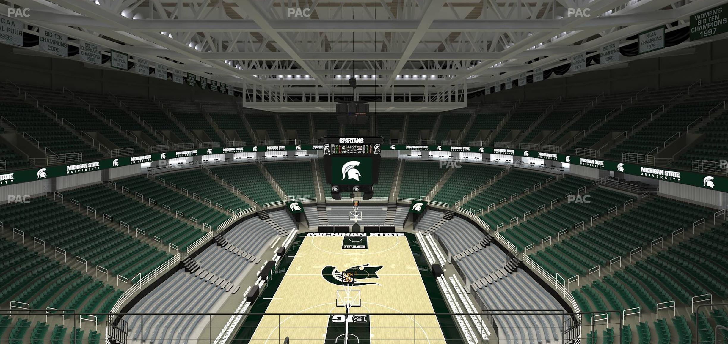 Seating view for Jack Breslin Student Events Center Section 236