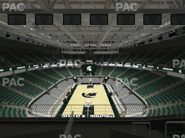 Seating view for Jack Breslin Student Events Center Section 236