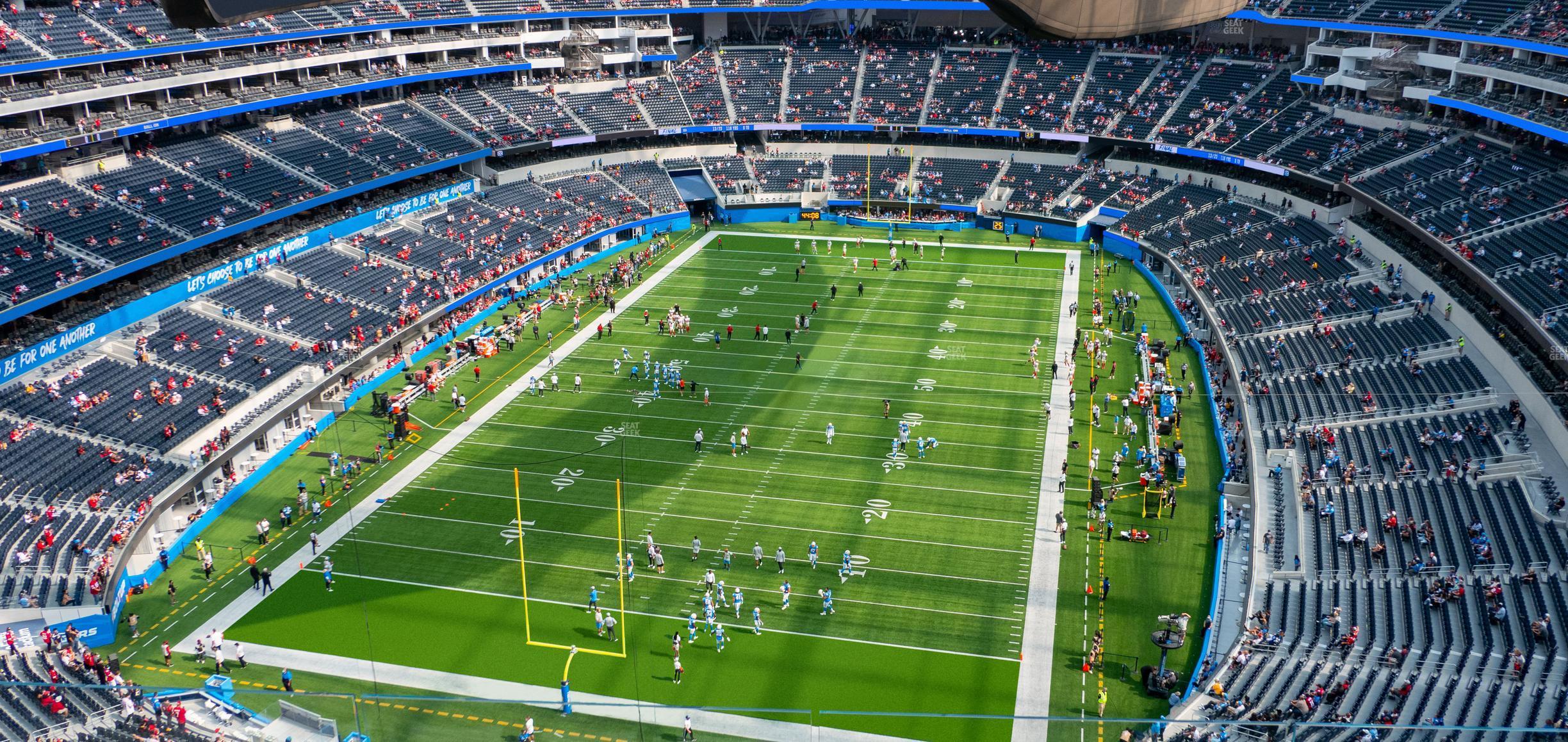 Seating view for SoFi Stadium Section 402