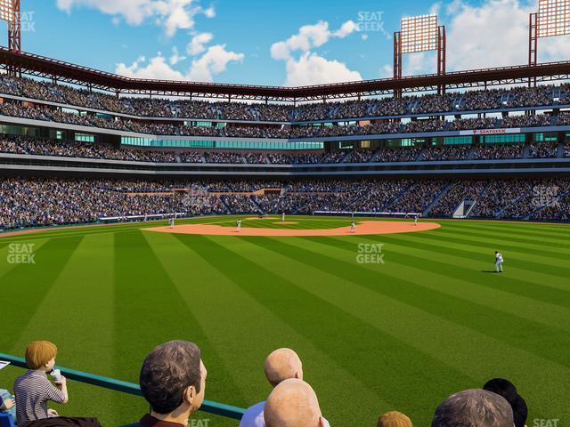 Seating view for Citizens Bank Park Section 101