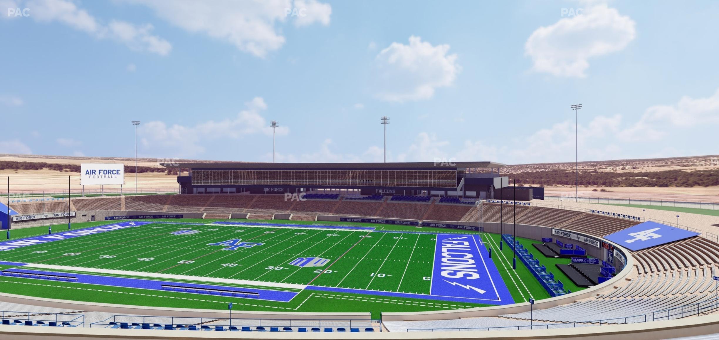 Seating view for Falcon Stadium Section M 5