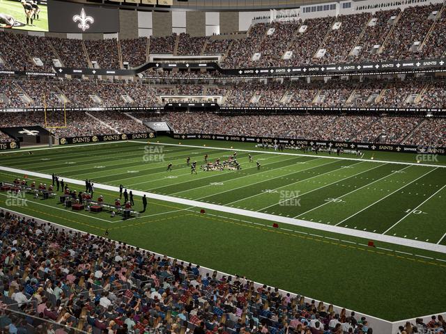 Seating view for Caesars Superdome Section 213