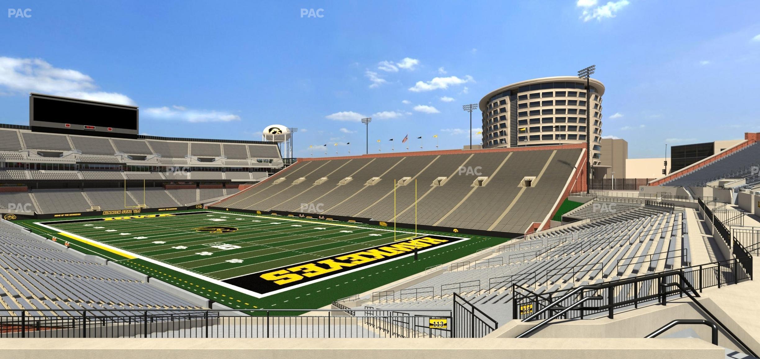 Seating view for Kinnick Stadium Section 221