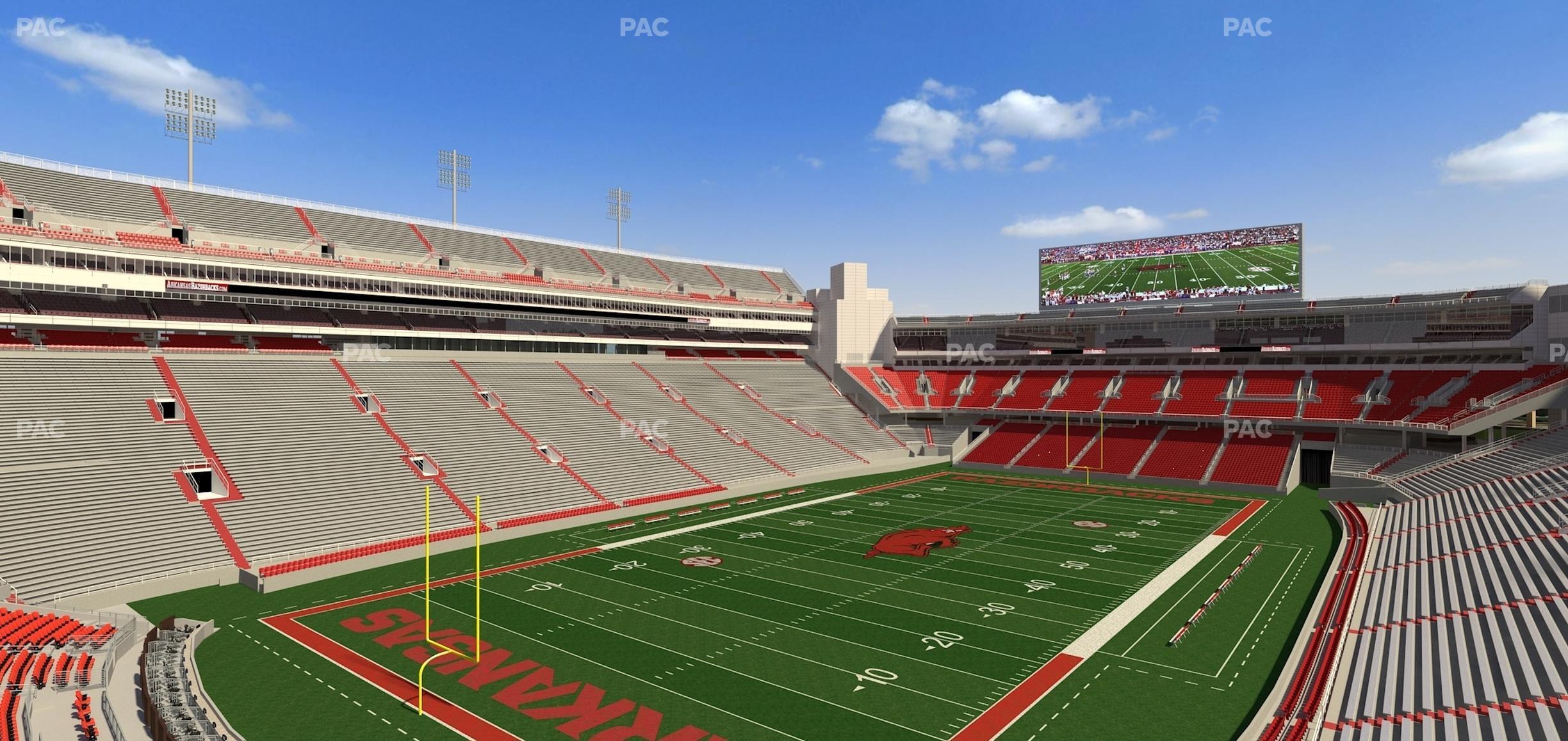 Seating view for Razorback Stadium Section Suite 17