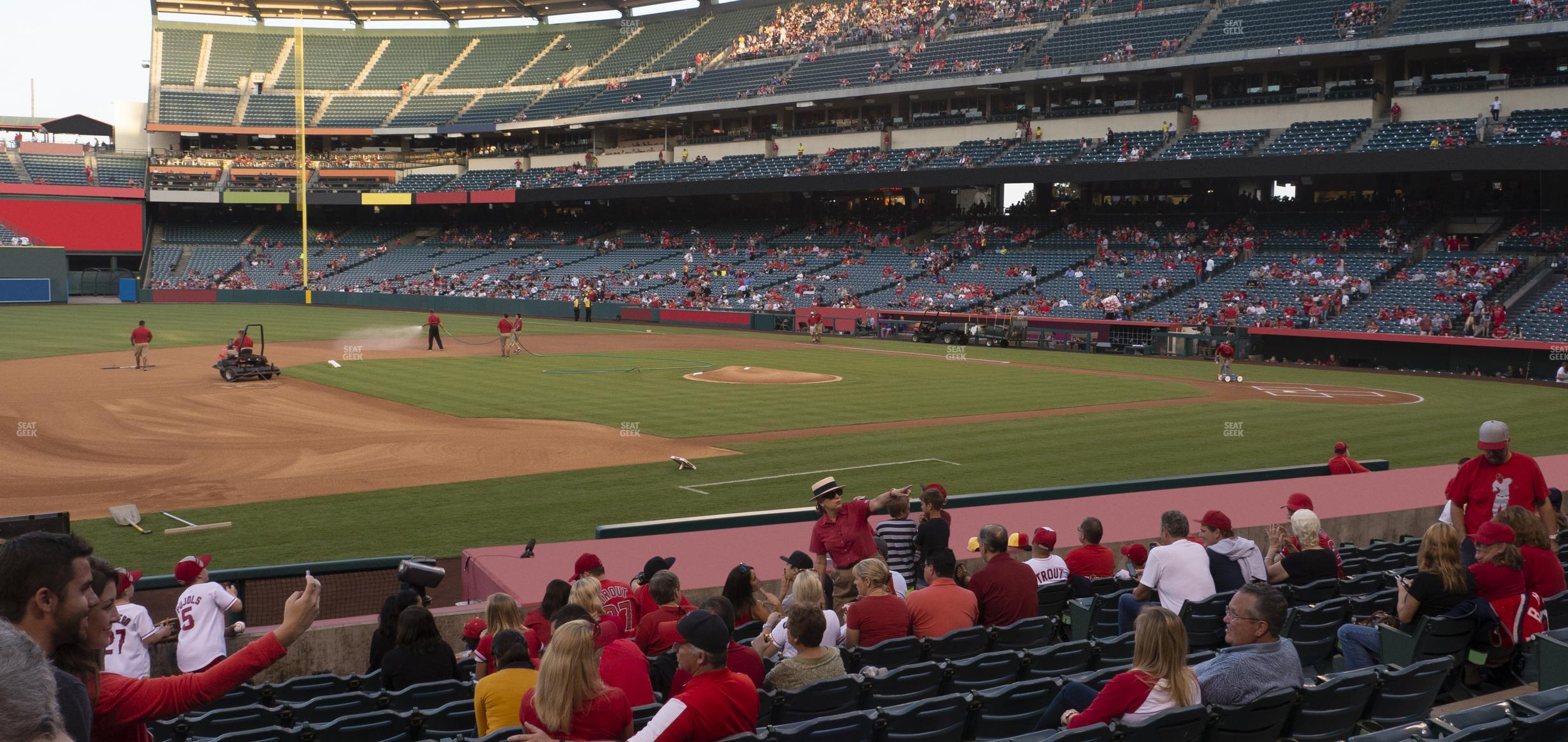 Seating view for Angel Stadium of Anaheim Section 110